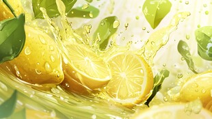 柠檬飞溅 清新果汁时刻