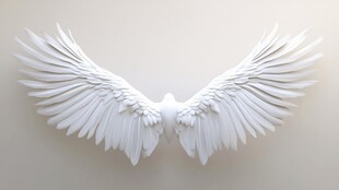 纯白天使翅膀 梦幻之姿