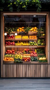 精致水果橱窗展示