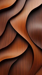 立体木纹波浪纹理背景图