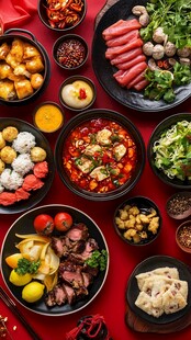 丰盛火锅食材大集合