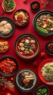 丰盛中式美食大赏
