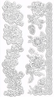 精致蕾丝花卉图案设计