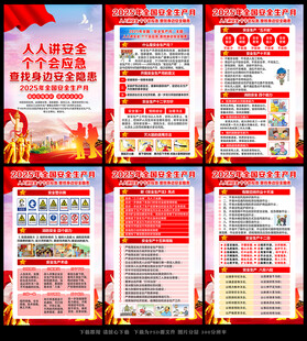 2025年全国安全月展板