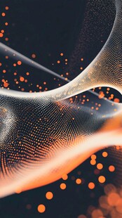 科技动感粒子抽象背景图