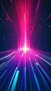 炫彩科技光线背景特效图