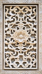 中式雕花窗棂精美图案