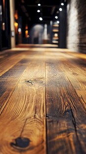 复古木质地板的室内景致