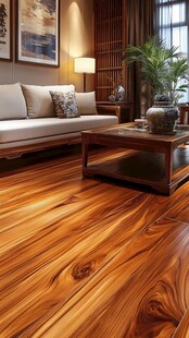 中式客厅木地板优雅空间