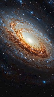 螺旋星系的壮丽宇宙景观