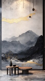 中式山水风室内装饰图景