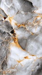 灰白金纹大理石纹理特写