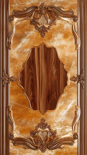 欧式奢华大理石木质装饰板