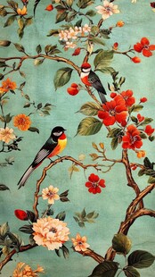 花鸟图纹 中式典雅风情