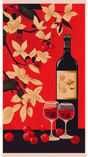 中式风情下的红酒优雅时刻