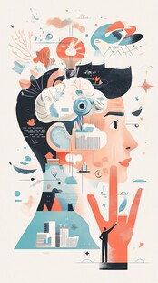 探索思维奥秘的奇幻图景