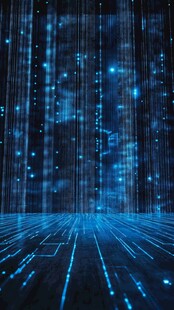 科技感数字光线背景画面
