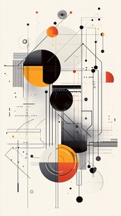 抽象几何艺术图案设计