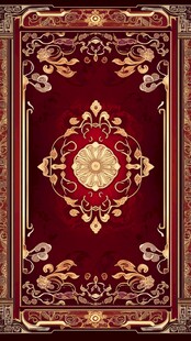 华丽古典红金花纹装饰图案