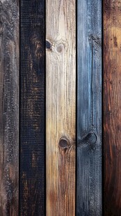 复古多彩木板纹理背景