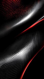 黑红波浪纹理科技风背景