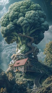 西兰花屋奇幻世界景观