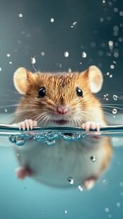 水中萌鼠