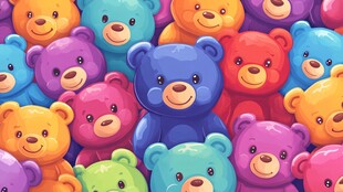 多彩小熊大集合