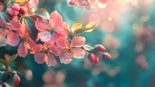 春日繁花绽放枝头