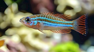 色彩斑斓的美丽观赏鱼