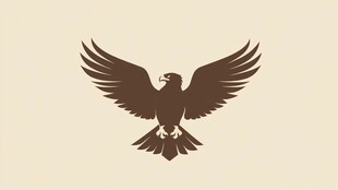 展翅雄鹰图标设计