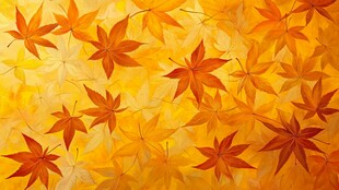 秋日枫叶背景图