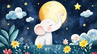 月夜小象的梦幻时光