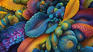 奇幻多彩的海底植物世界