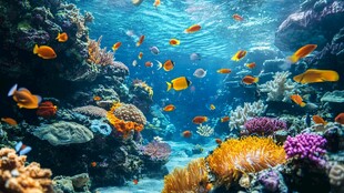 海底缤纷世界 多彩鱼群珊瑚