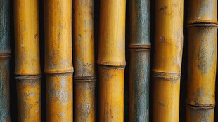 斑驳竹影 尽显自然韵味