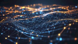 科技感网络线条动态画面