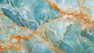 蓝金相间大理石纹理图案