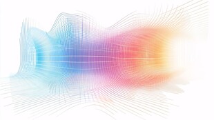 炫彩线条抽象动感背景图