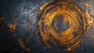 金属质感环形纹理背景图