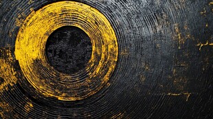 黑金纹理圆形艺术背景