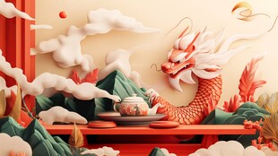 祥龙品茶 中式奇幻意境