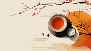 中式茶韵 梅花相伴好时光