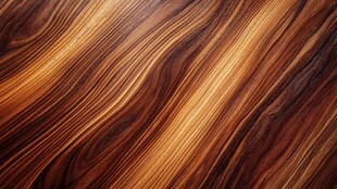 纹理优美的深色木纹表面