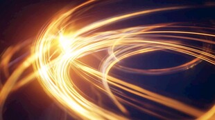 炫彩光线轨迹 梦幻光影效果