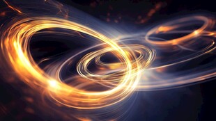 炫彩光效曲线奇幻画面