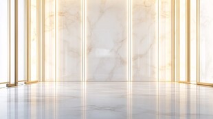 奢华大理石金框室内空间