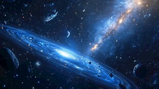 梦幻璀璨的浩瀚宇宙图景