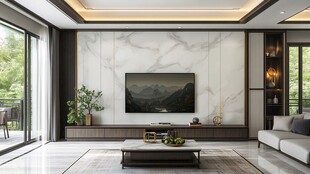 现代中式风客厅优雅空间