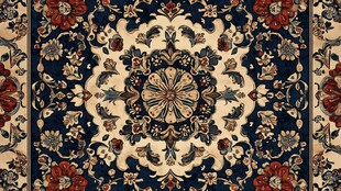 精美传统花纹地毯图案